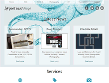 Tablet Screenshot of giantsquiddesign.net